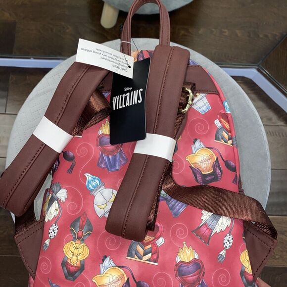 Loungefly Disney Villain Perfume Bottles Mini Backpack NWT NEW